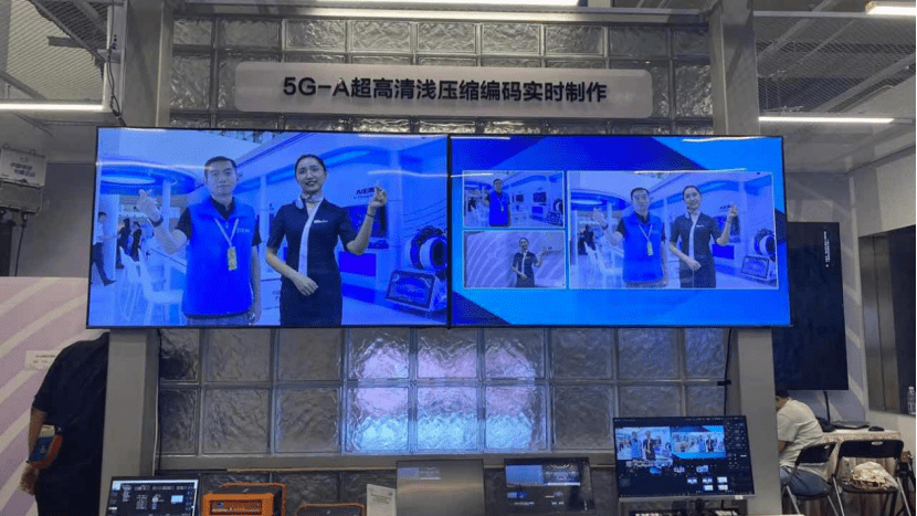 业界首创<strong></p>
<p>A网</strong>！5G-A算网一体游牧式基站赋能体育赛事