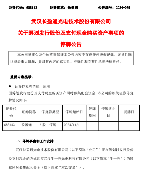 停牌前逼近涨停<strong></p>
<p>CEX</strong>！A股并购又来了