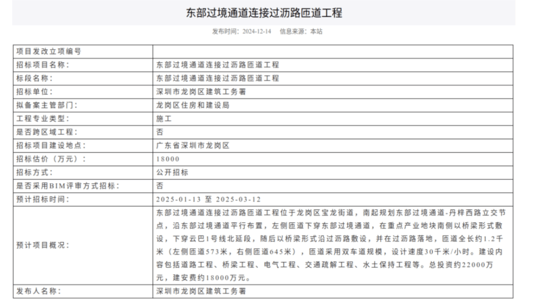 一度被传"烂尾"！盼了15年的深圳东部过境高速<strong></p>
<p>bnb价格</strong>，终于等来官宣推进