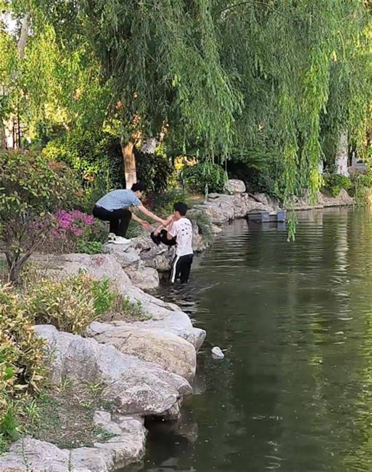 徐州一女童落水被救起<strong></p>
<p>北京</strong>，家长赶来先责怪孩子，救人者：家长当时吓坏了，后来已道谢