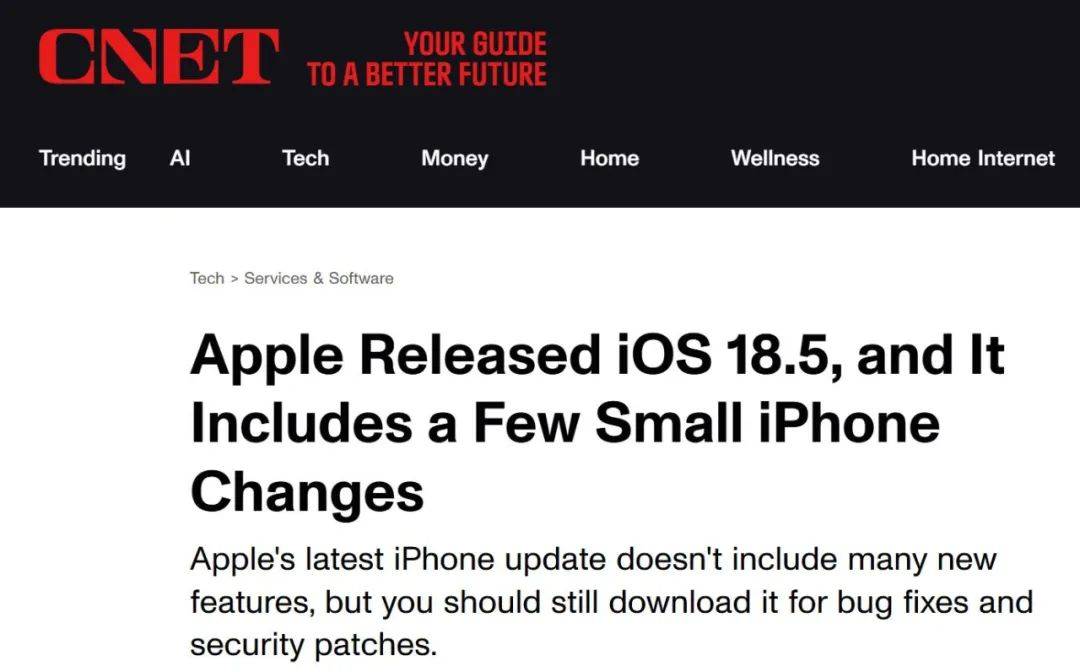 苹果 iOS 18.5 正式版发布<strong></p>
<p>山寨币</strong>，iPhone13用户可以用卫星功能了