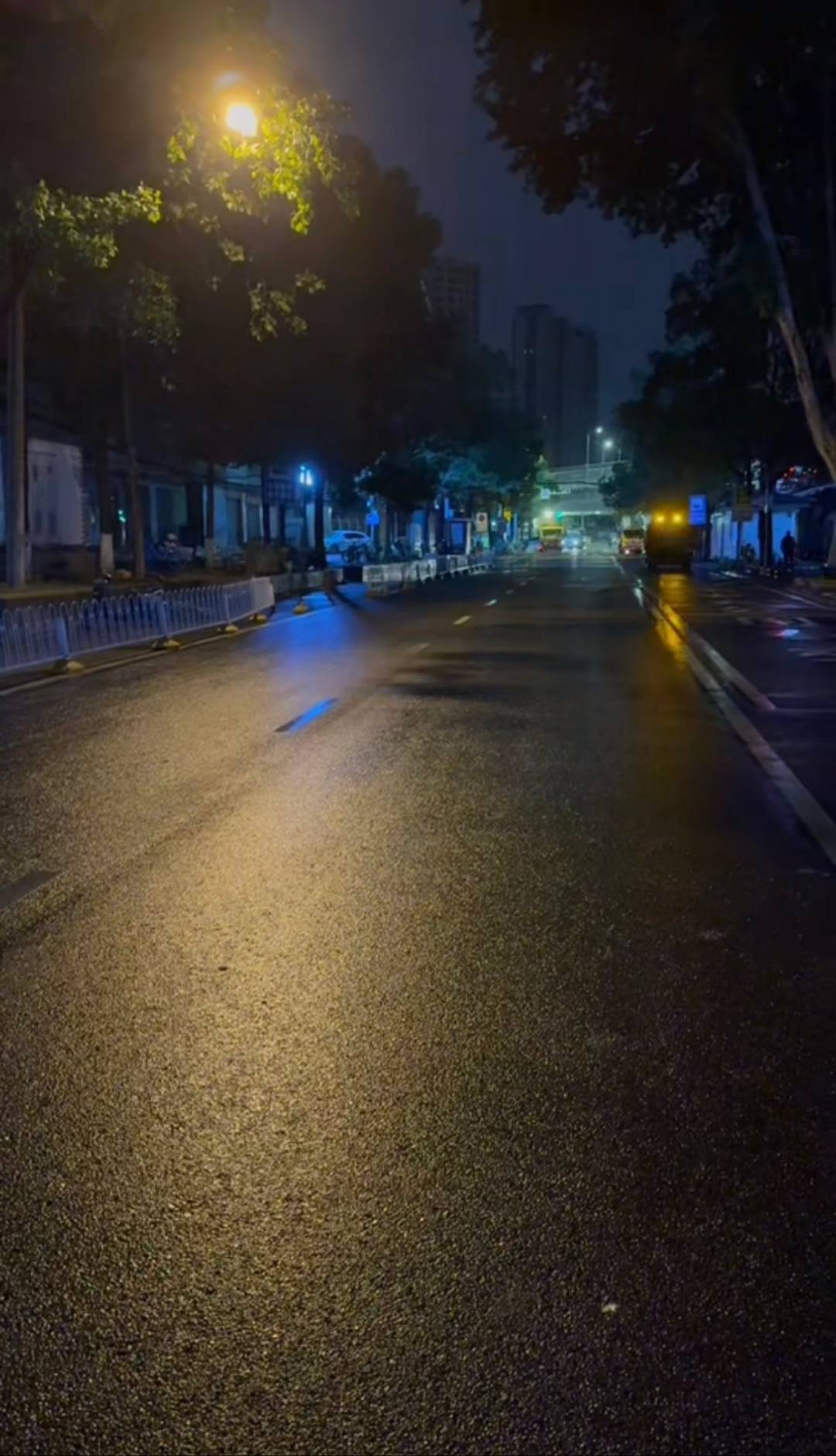凌晨探访暴雨后的武汉：工作人员连夜清理退水路段<strong></p>
<p>sui</strong>，有车辆正常往来