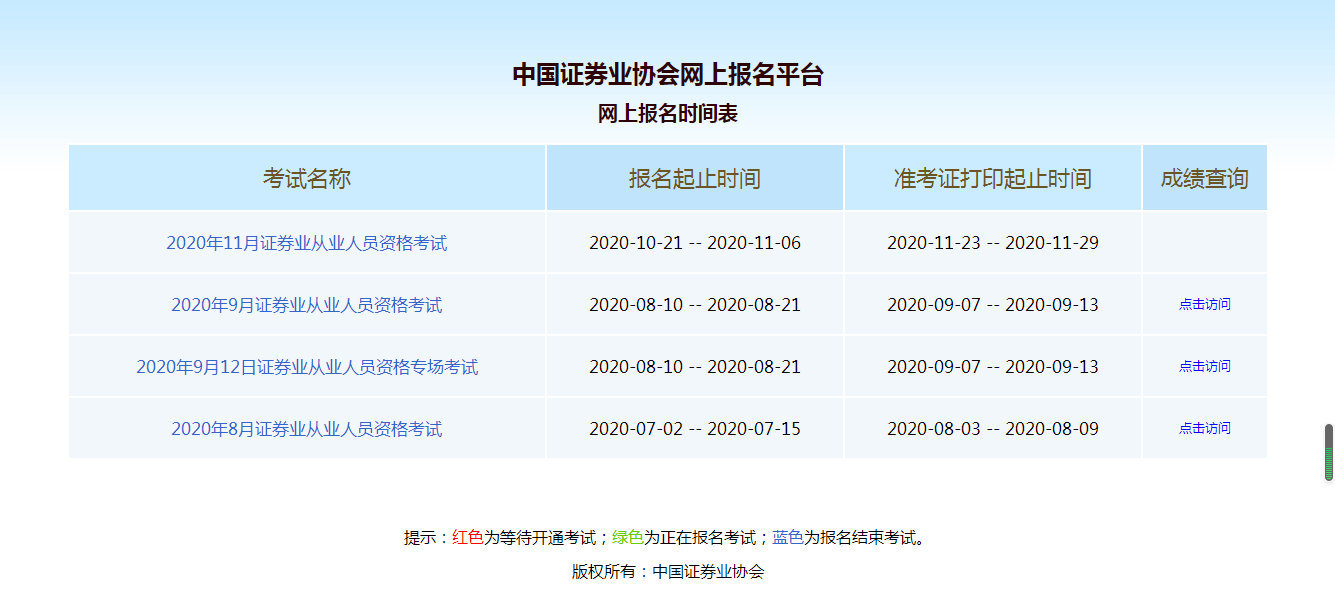 中国证券业协会考试(中国证券业协会考试报名官网)